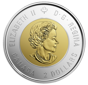 2019 Toonie - D-Day - Coloured obverse